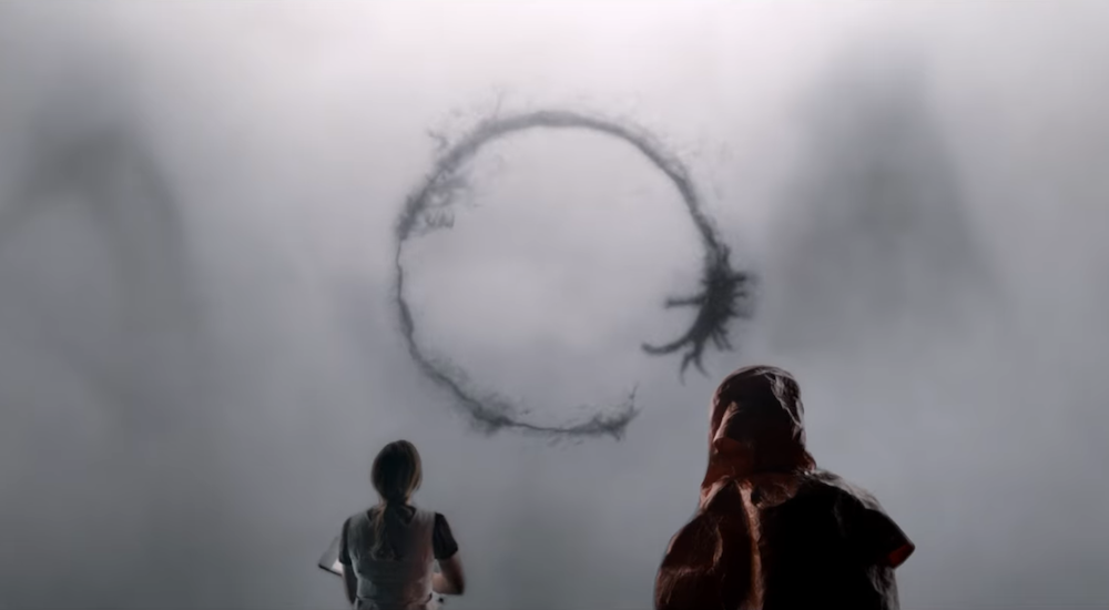 Alien language as depicted in the movie Arrival