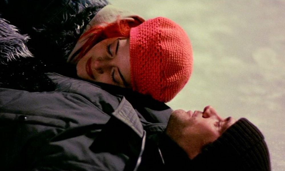 Kate Winslet and Jim Carrey in Eternal Sunshine of the Spotless Mind
