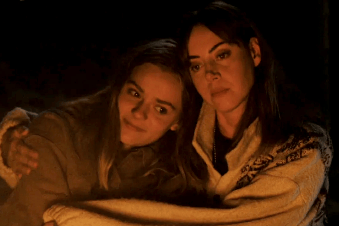 Maisy Stella and Aubrey Plaza in My Old Ass