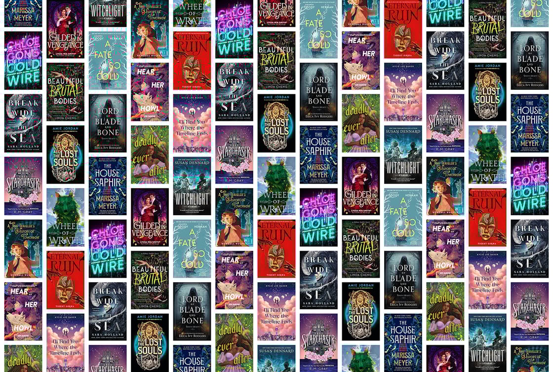 A collage of book covers, including Cold Wire, The House Saphir, and Deadly Ever After