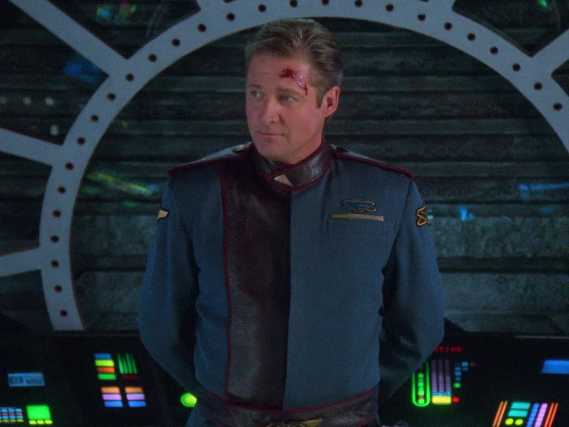 Sheridan in the Babylon 5 episode "Severed Dreams"