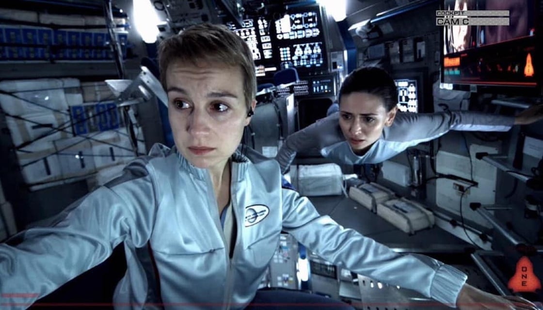 Anamaria Marinca as Rosa Dasque and Karolina Wydra as Katya Petrovna in Europa Report