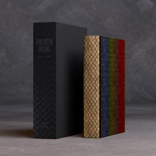 Lettered Clamshell Spine